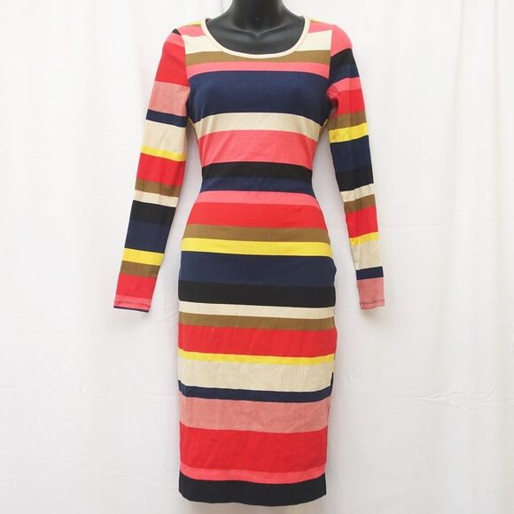 Plenty By Tracy Reese Vivid Stripe Column Dress - Picture 2 of 4